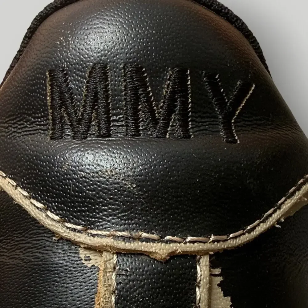 MAISON MIHARA YASUHIRO WAYNE OG SOLE LOW-TOP PAINTED LEATHER SNEAKERS sz 42